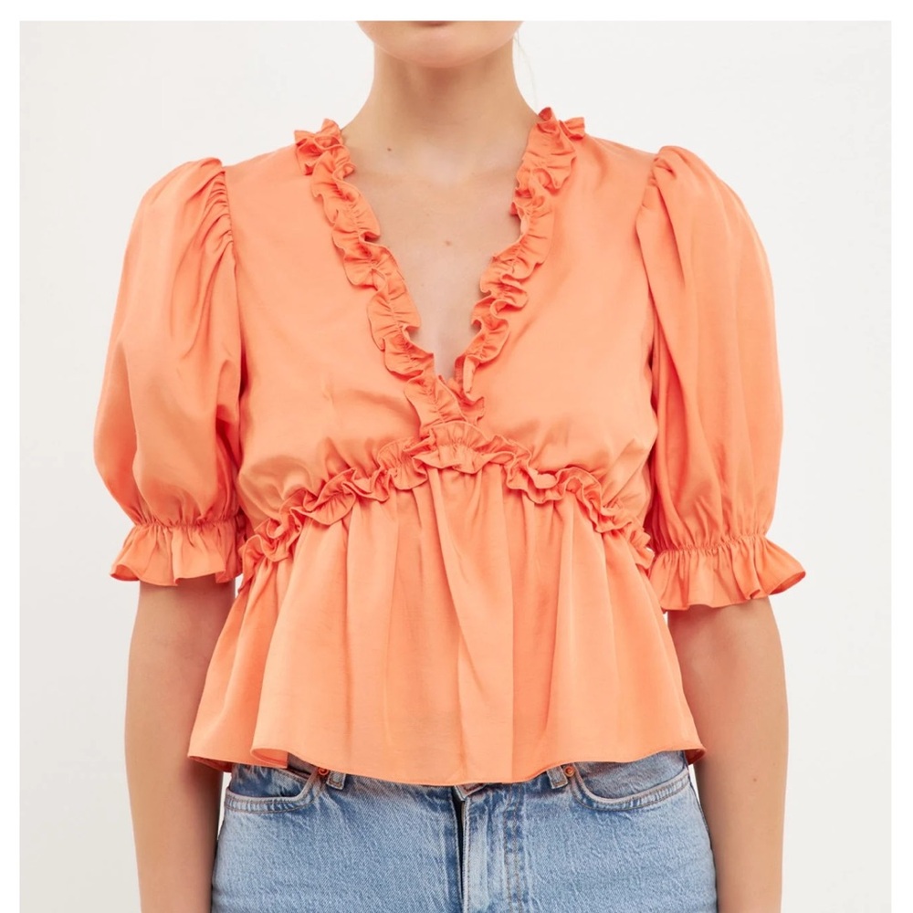 Endless Rose Ruffle Blouse